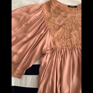 LOVE SAM Anthro Beaded Blouse